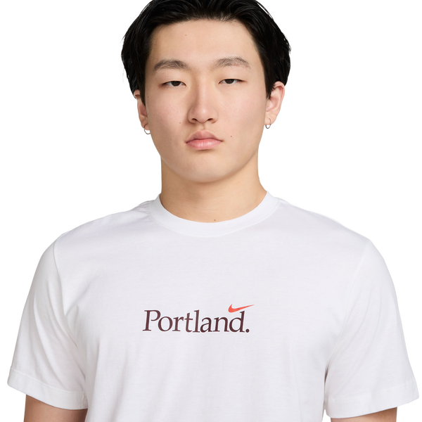 Nike PDX Short Sleeve Crew T-Shirt - Men's - White/Cosmic Clay - Image 3