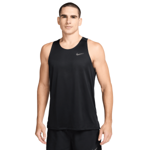 Nike Dri-FIT ADV STRIDE TANK - Men's - Black/Reflective Silver