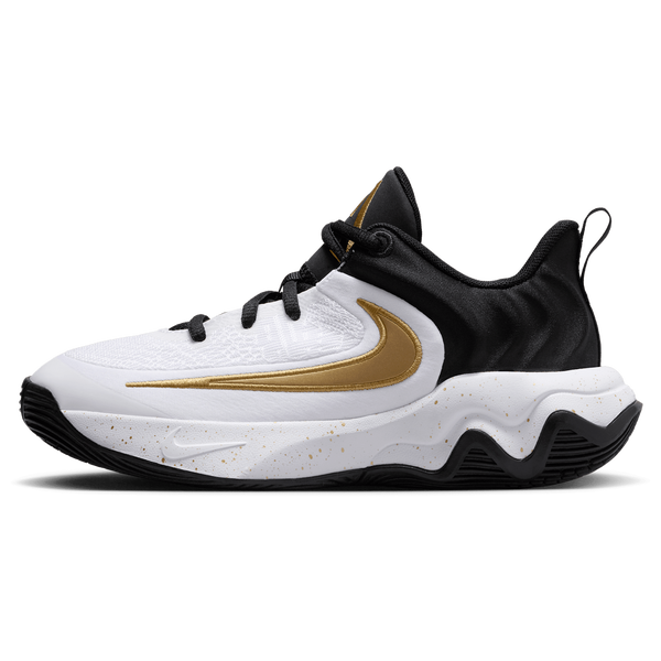 Nike Giannis Immortality 4 - Boys' Grade School - Black/Mtlc Gold/White - Image 2