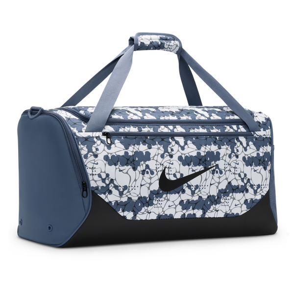 Nike Brasilia Medium Duffel X - Adult - Diffused Blue/Black/Black - Image 3