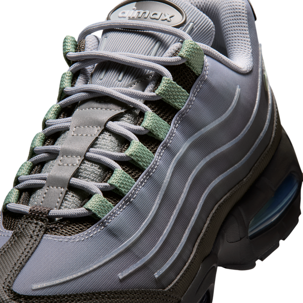 Nike Air Max 95 BB Tech - Men's - Steam/Med Ash/Wolf Grey - Image 7