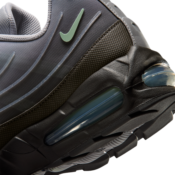 Nike Air Max 95 BB Tech - Men's - Steam/Med Ash/Wolf Grey - Image 8