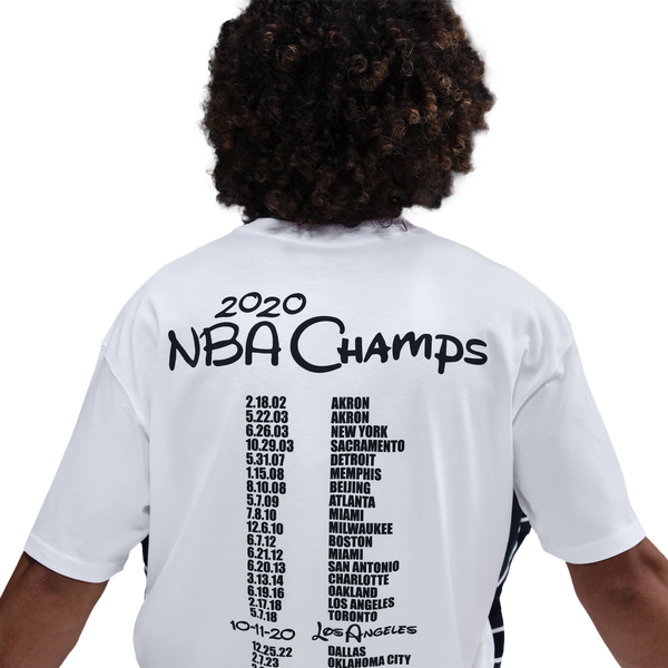 Nike Lebron M90 T-Shirt - Men's - Black/White - Image 2