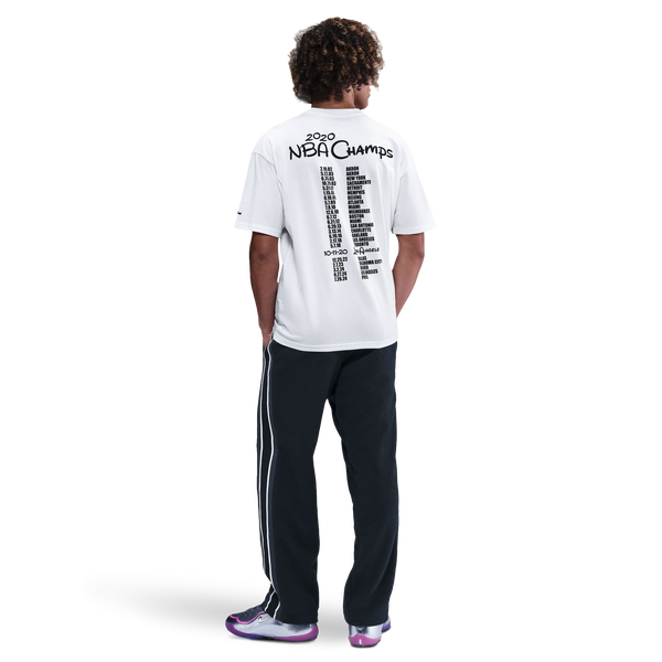 Nike Lebron M90 T-Shirt - Men's - Black/White - Image 6
