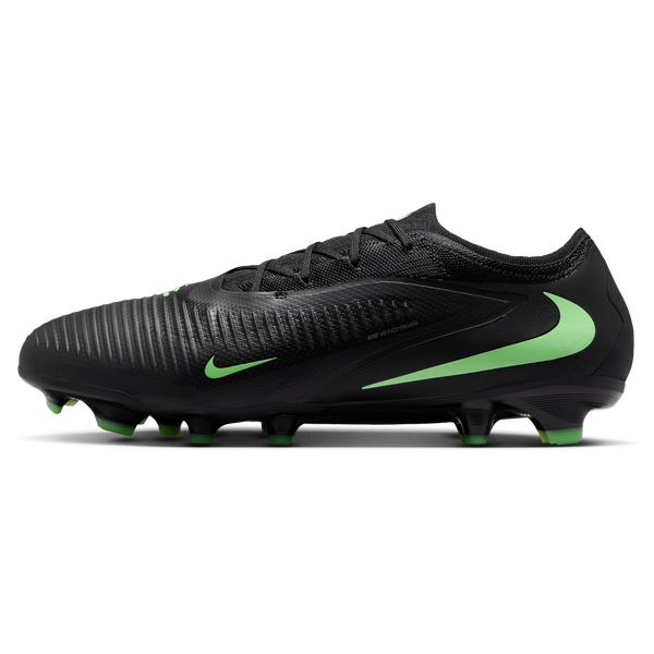 Nike Phantom 6 Low Pro FG - Men's - Black/Illusion Green/Black - Image 2