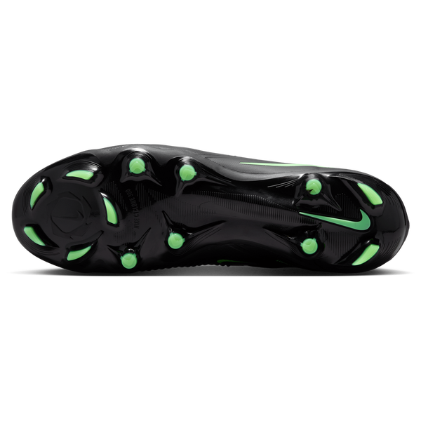 Nike Phantom 6 Low Pro FG - Men's - Black/Illusion Green/Black - Image 5