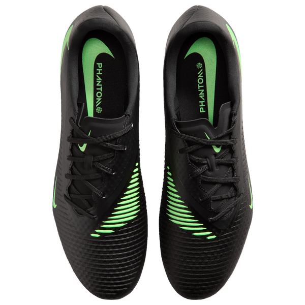 Nike Phantom 6 Low Academy FG/MG - Men's - Black/Illusion Green/Black - Image 4