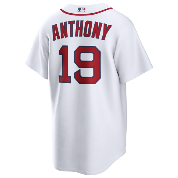 Nike MLB Boston Red Sox Home Replica Jersey 2.0 - Men's - White - Image 3