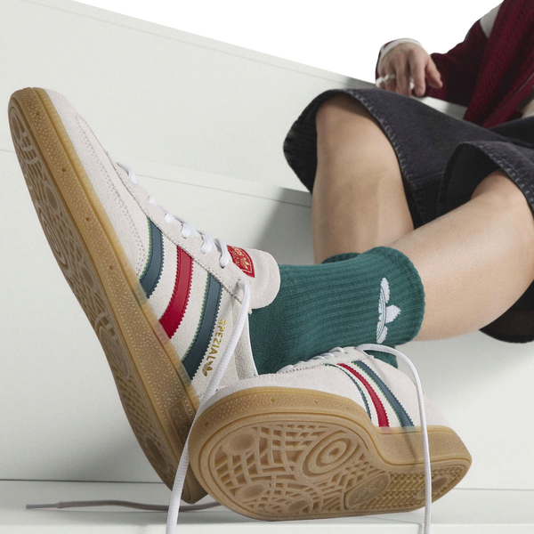 adidas Mexico Handball Spezial - Men's - White/Aurora Ivy/Better Scarlet - Image 8