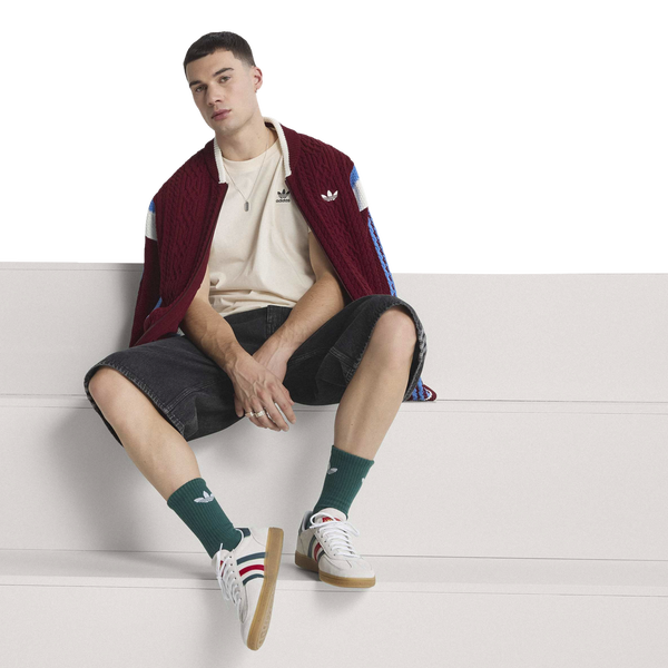 adidas Mexico Handball Spezial - Men's - White/Aurora Ivy/Better Scarlet - Image 11