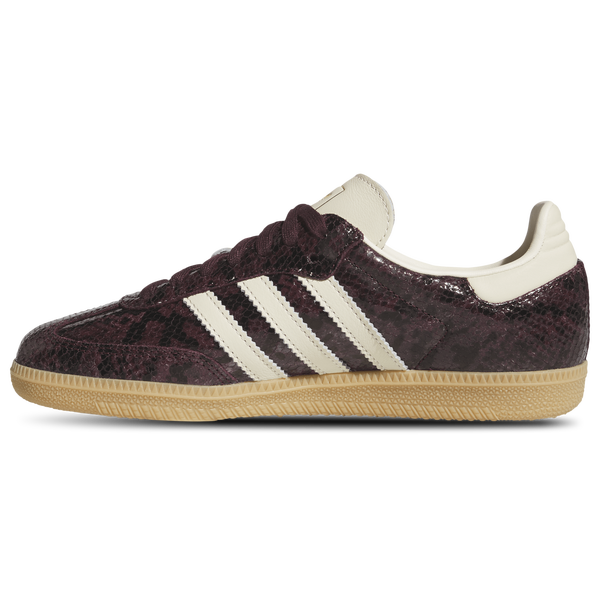 adidas Originals Samba OG - Women's - Maroon/Cream White/Gold Metallic - Image 2