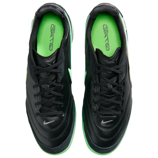 Nike Tiempo Street Gato - Men's - Black/Illusion Green/Black - Image 4