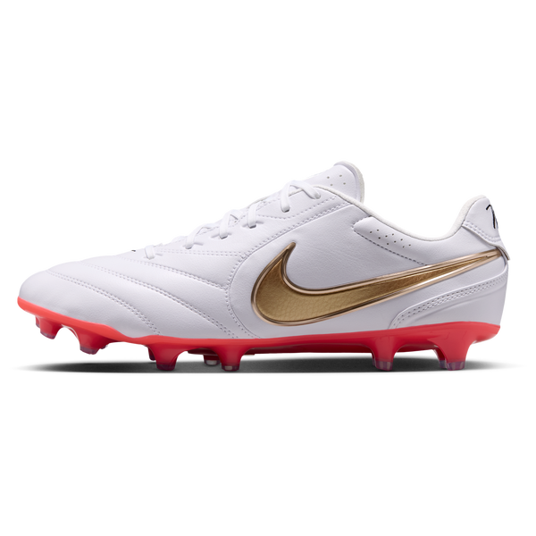 Nike Tiempo Ligera Pro FG - Men's - White/Blur/Bright Crimson - Image 2