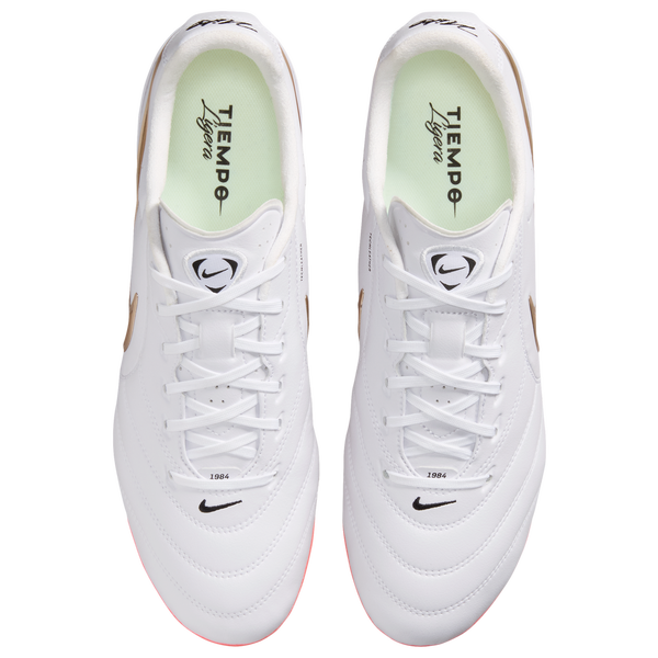 Nike Tiempo Ligera Pro FG - Men's - White/Blur/Bright Crimson - Image 4