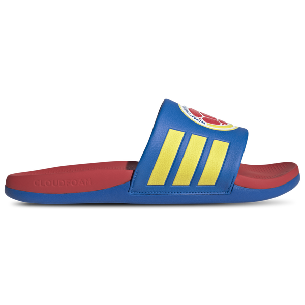 adidas Colombia adilette Comfort World Cup '26 - Men's - Blue/Yellow/Red