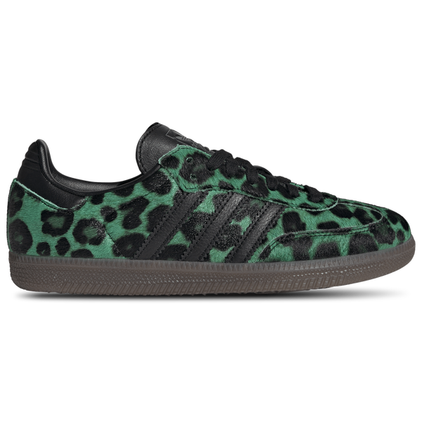 adidas Originals Samba - Women's - Semi Screaming Green/Core Black/Gold Met