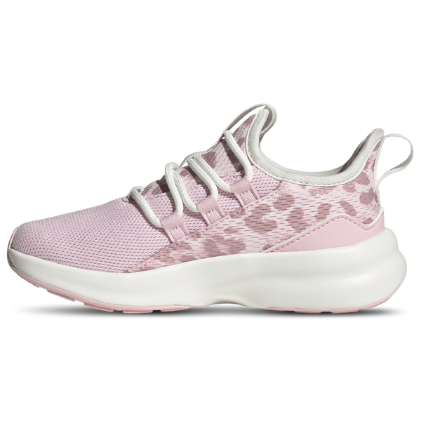 adidas Lite Racer Adapt 8.0 Elastic Lace - Boys' Grade School - Core White/Distilled Pink/Clear Pink - Image 2