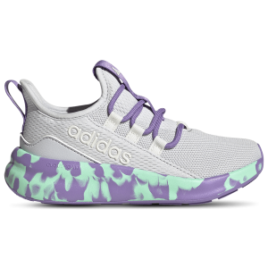 adidas Lite Racer Adapt 8.0 Elastic Lace - Girls' Grade School - Violet Fusion/Dash Grey/Pulse Mint