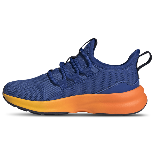 adidas Lite Racer Adapt 8.0 Elastic Lace - Boys' Grade School - Team Royal Blue/Orange/Crew Yellow - Image 2