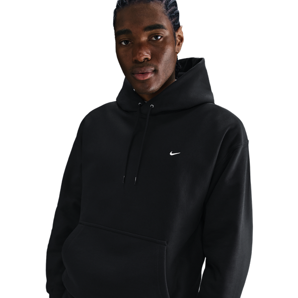 Nike Solo Swoosh BB PO Hoodie - Men's - Black/Black/White