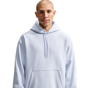 Nike Solo Swoosh BB PO Hoodie - Men's - Football Grey/White