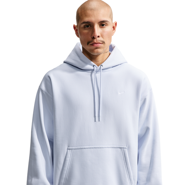 Nike Solo Swoosh BB PO Hoodie - Men's - Football Grey/White