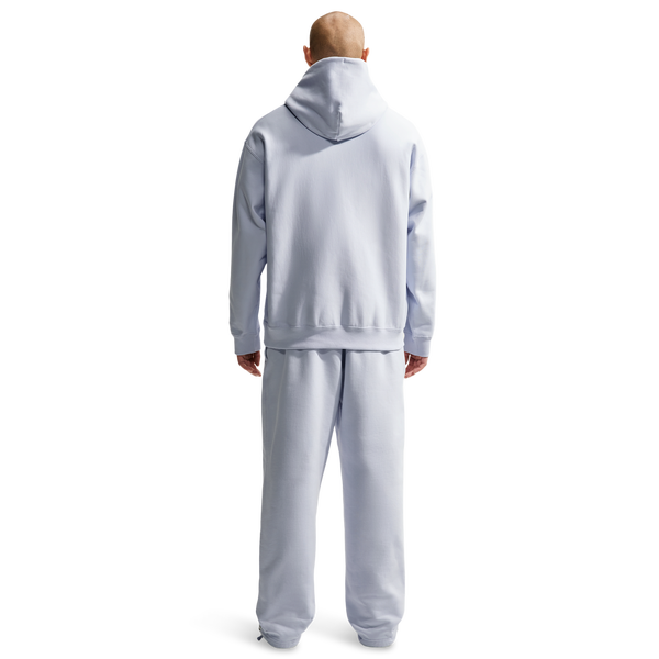 Nike Solo Swoosh BB PO Hoodie - Men's - Football Grey/White - Image 4