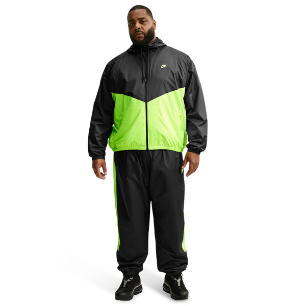 Nike NSW Windrunner Jacket - Men's - Volt/Black/Volt - Image 6