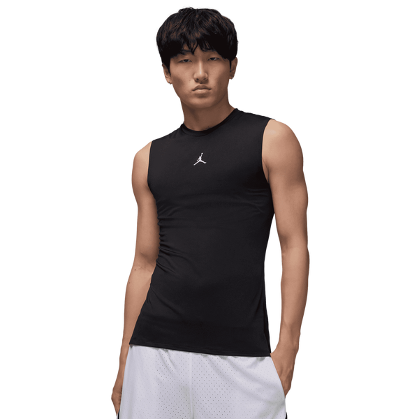 Jordan Dri-FIT Sport Sleeveless Base Layer Tank - Men's - Black/White