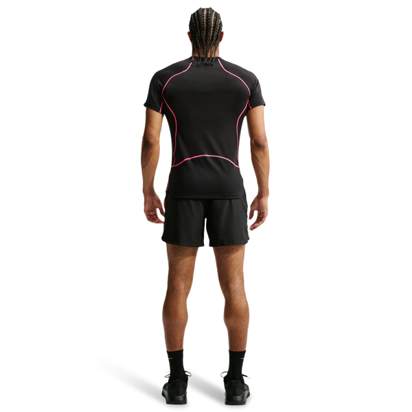 Nike Pro Training Dri-FIT 6In Short - Men's - Black/Hyper Pink - Image 5