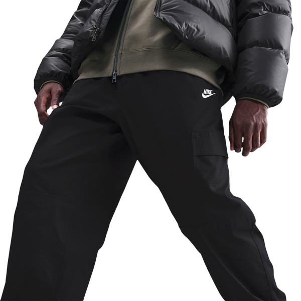 Nike Club Woven Cargo Pants Collection - Men's - White/Black - Image 3
