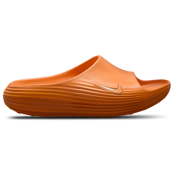 Nike Reactx Rejuven8 Slides - Men's - Orange/Orange