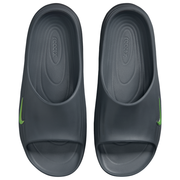 Nike Reactx Rejuven8 Slides - Men's - Volt/Cool Grey/Black - Image 3