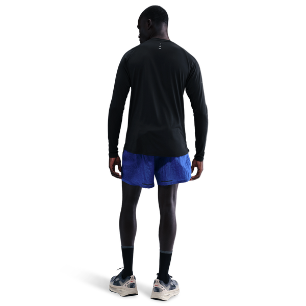 Nike Dri-FIT Adv Stride LS Top - Men's - Reflective Silver/Black - Image 4