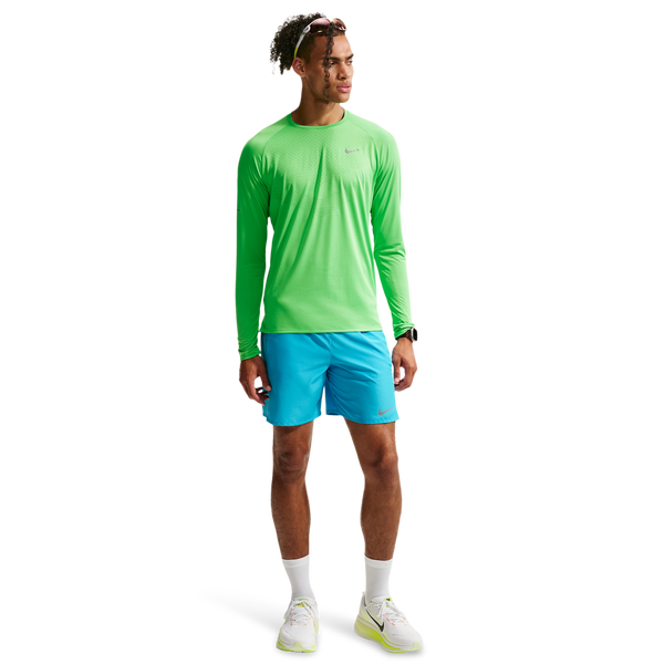Nike Dri-FIT Adv Stride LS Top - Men's - Green Spark/Reflective Silver - Image 3