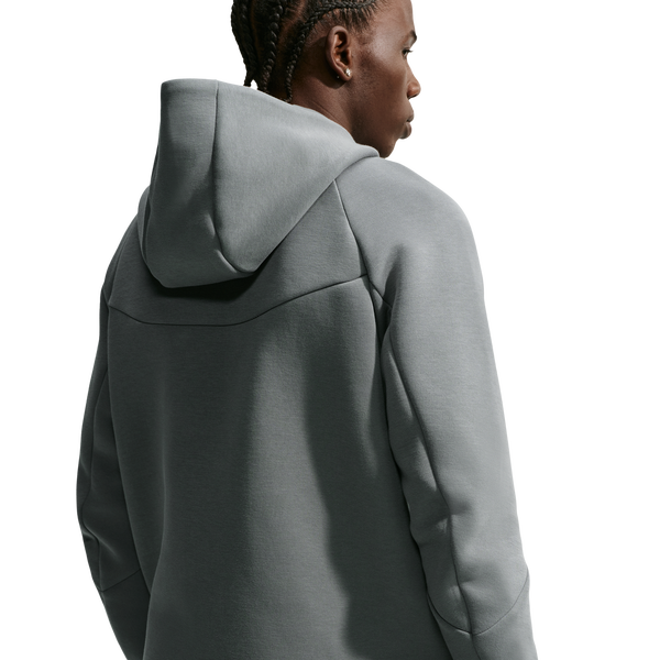 Nike Tech Fleece Full-Zip Windrunner Hoodie - Men's - Smoke Grey/Football Blue - Image 2