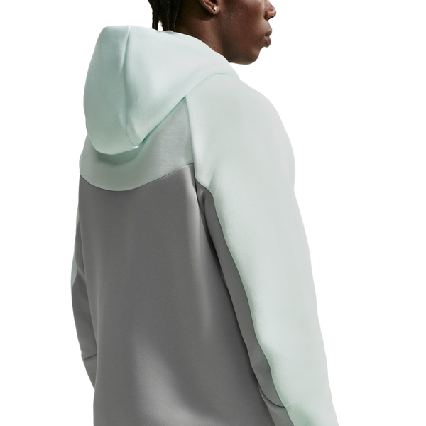 Nike Tech Fleece Full-Zip Windrunner Hoodie - Men's - Green/Black - Image 5