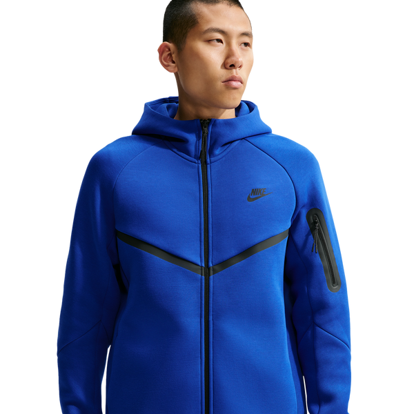 Nike Tech Fleece Full-Zip Windrunner Hoodie - Men's - Old Royal/Black