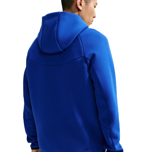 Nike Tech Fleece Full-Zip Windrunner Hoodie - Men's - Old Royal/Black - Image 2