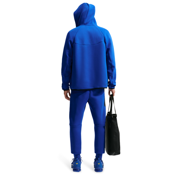 Nike Tech Fleece Full-Zip Windrunner Hoodie - Men's - Old Royal/Black - Image 5