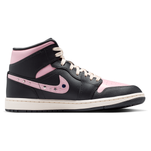 Jordan AJ 1 Mid SE - Women's - Mtlc Silver/Anthracite/Iced Carmine