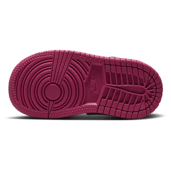 Jordan 1 Mid SE Fem - Girls' Toddler - Pink/Black/White - Image 5