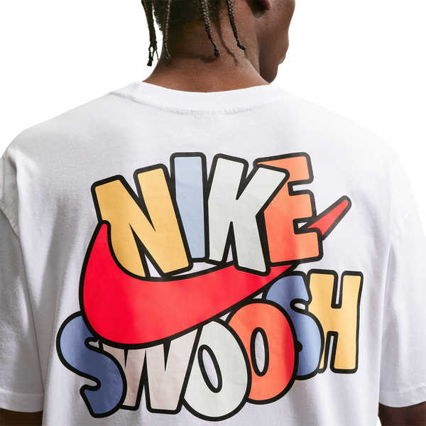 Nike NSW M90 Short Sleeve Swoosh World T-shirt - Men's - Multi/White - Image 2