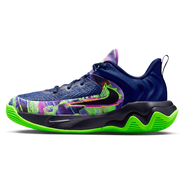 Nike Giannis Immortality 4 KC - Boys' Grade School - Black/Green Strike/Blue Void - Image 2