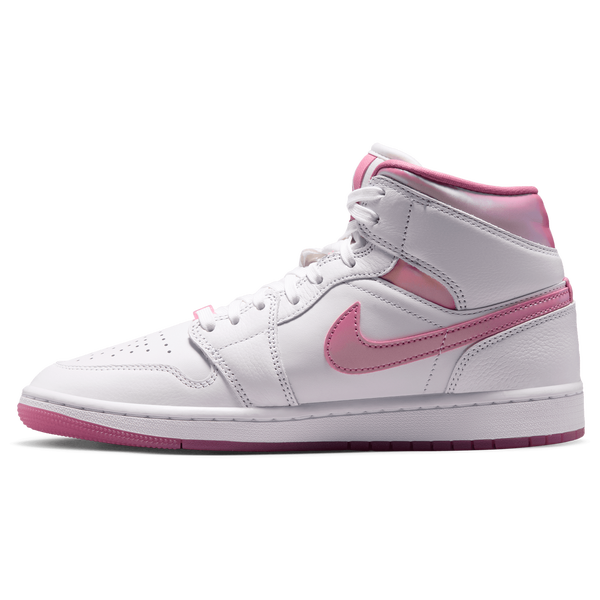 Jordan Air Jordan 1 Mid SE - Women's - Desert Berry/White - Image 2