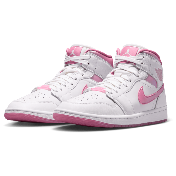 Jordan Air Jordan 1 Mid SE - Women's - Desert Berry/White - Image 6