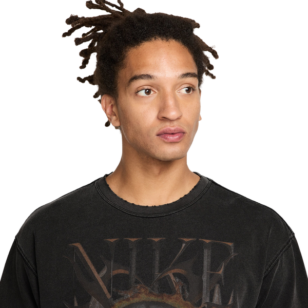 Nike M90 OC Loose F1 T-Shirt - Men's - Orange/Black - Image 3