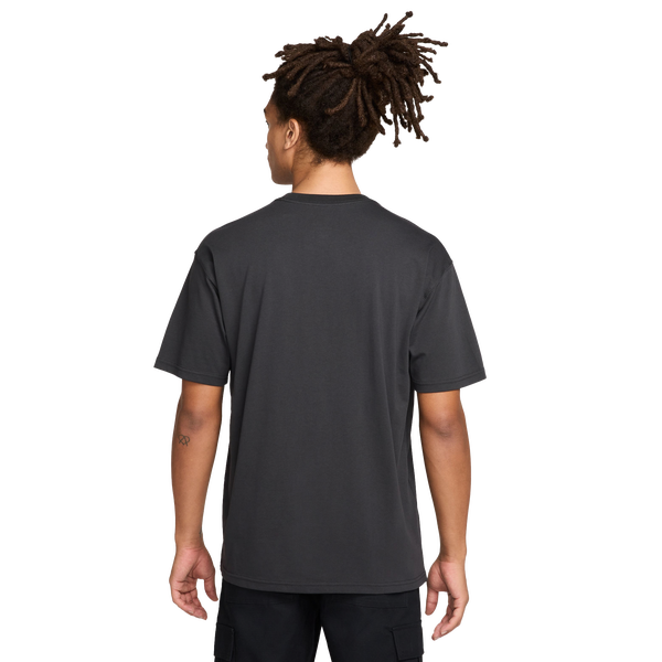 Nike M90 OC Loose T-Shirt - Men's - Grey/Red - Image 2