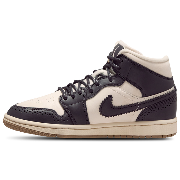 Jordan Air Jordan 1 Mid SE V2 - Women's - Off Noir/Chalk/Pearl White - Image 2