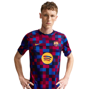 Nike FCB Dri-FIT Short Sleeve Top - Men's - Blue/Red